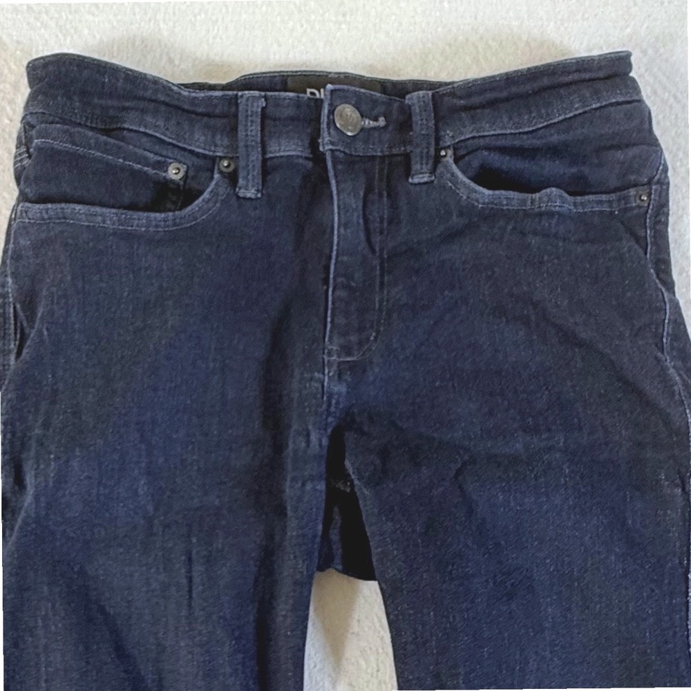 DU/ER Performance Denim Jeans Mens 32x32 L2X Coolmax Slim Dark Wash Indigo